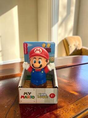 Fisher-Price Little People My Mario Figure Super Mario Bros Mario